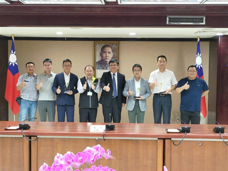 台水公司辦理之「台中市聚興4萬立方公尺配水池工程」榮獲經濟部優質獎肯定