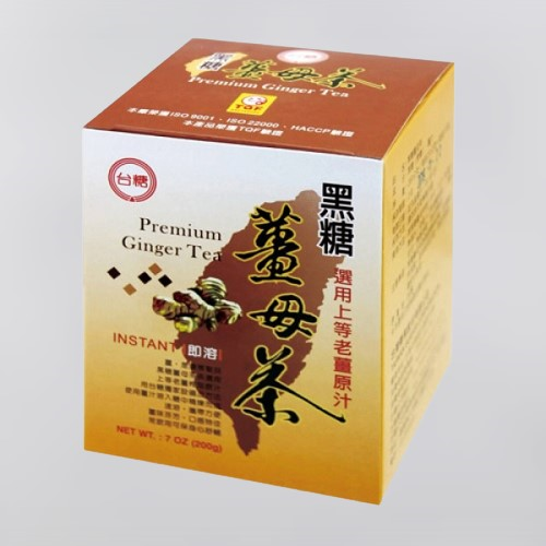 台糖黑糖薑母茶嚴選上等老薑原汁，再加入台糖黑糖熬製而成，搭配冬至湯圓，一拍即合，完美上桌。