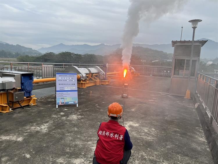 南部山區有降雨機會，水利署即時啟動實施人工增雨—甲仙堰