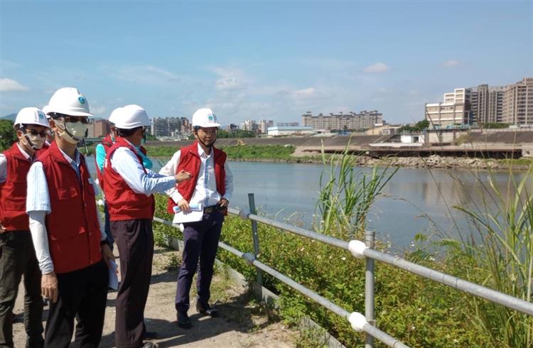 水利署長視察大台北地區防汛整備 確保河防安全-大漢溪右岸一期二標1