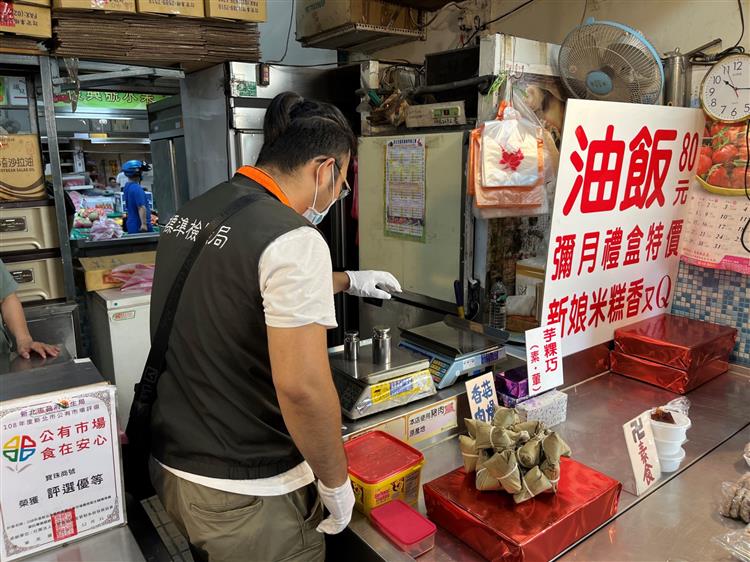 1120609標準局新聞稿-112年市場磅秤檢查情形(新北市新莊第一公有市場 端午節衡器檢查)
