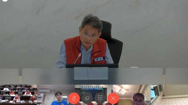 海葵颱風中心即將通過臺灣 水利署再次召開視訊會議嚴陣以待-賴署長主持視訊會議_0