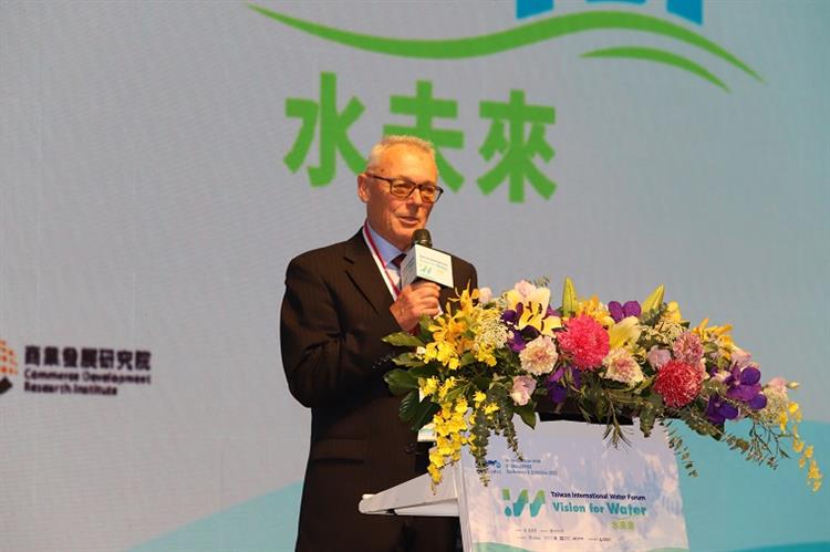 2023年臺灣國際水論壇—水領袖峰會-水未來-國際水協會主席Tom Mollenkopf致詞