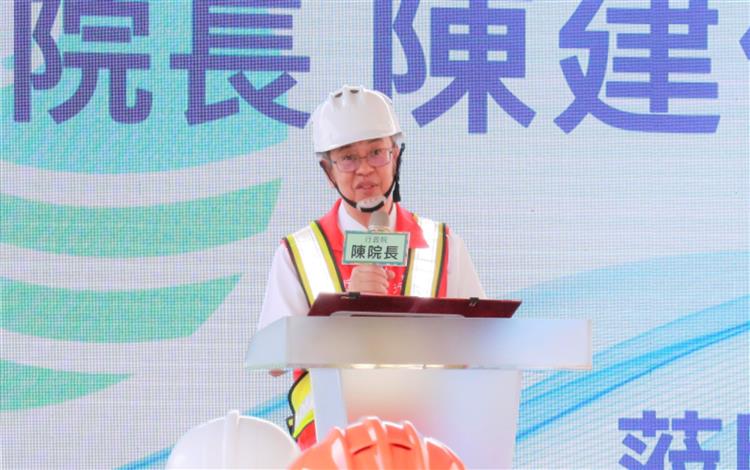 陳院長參與曾文水庫50週年慶及視察曾文南化聯通管工程計畫-陳院長致詞