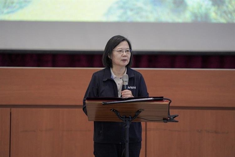 蔡總統英文蒞臨視察水利署第五河川分署辦理石牛溪整治工程—總統致詞