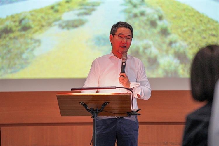 蔡總統英文蒞臨視察水利署第五河川分署辦理石牛溪整治工程—劉建國委員致詞
