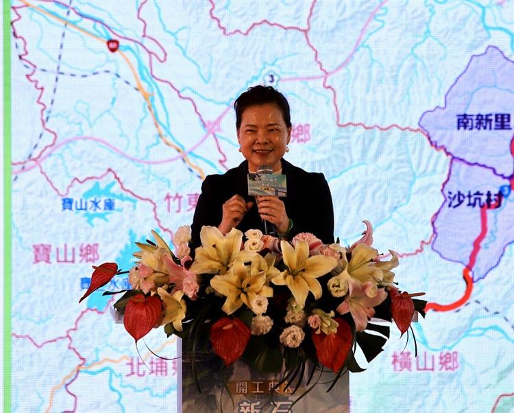「石門水庫至新竹聯通管工程」開工典禮—部長王美花致詞
