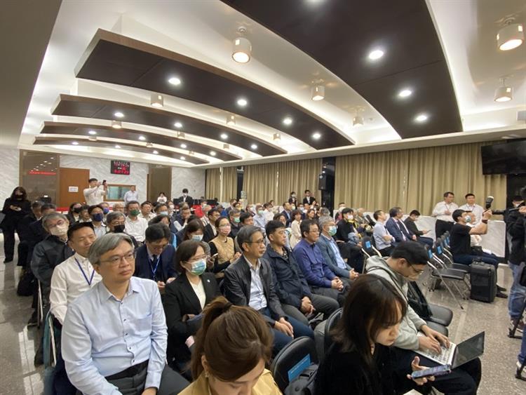 經濟部創雙首例淨零減碳佳績獲國際水利工程及國內政府部門PAS2080碳管理證書—授證典禮會場