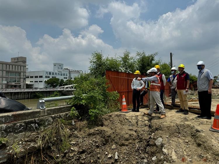 賴建信署長視察北外環道路新建工程防汛整備_0