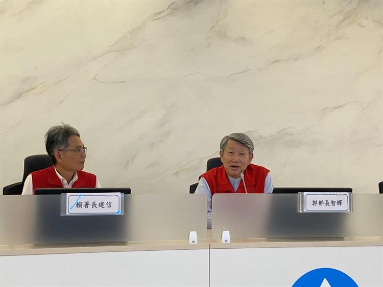 經濟部長視導首颱凱米應變 肯定災前落實整備 提醒災後快速復原 降低民眾不便