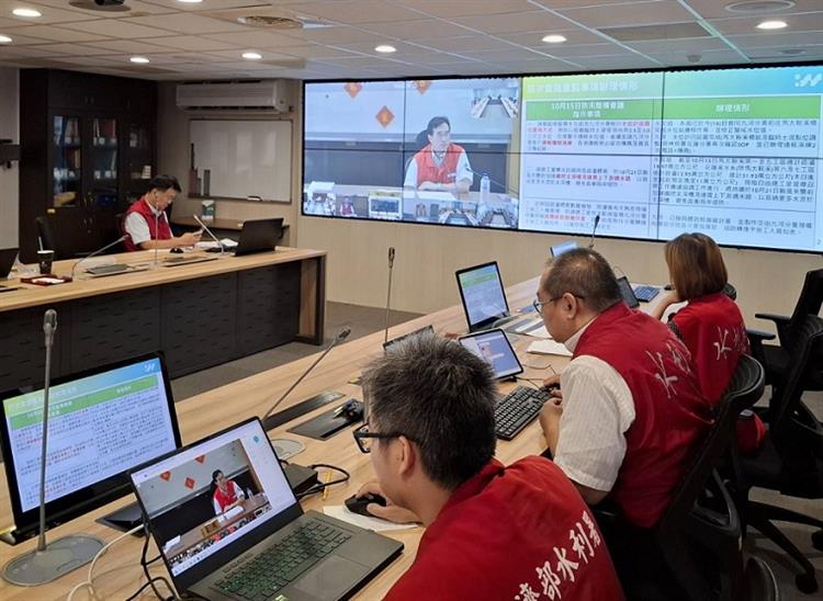 3水利署署長坐鎮第九河川分署 召開防汛整備視訊會議緊盯全臺防汛整備工作