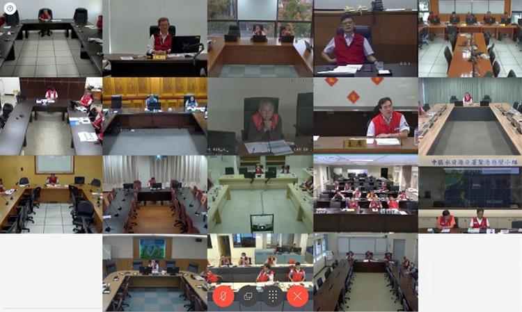 7水利署署長坐鎮第九河川分署 召開防汛整備視訊會議緊盯全臺防汛整備工作