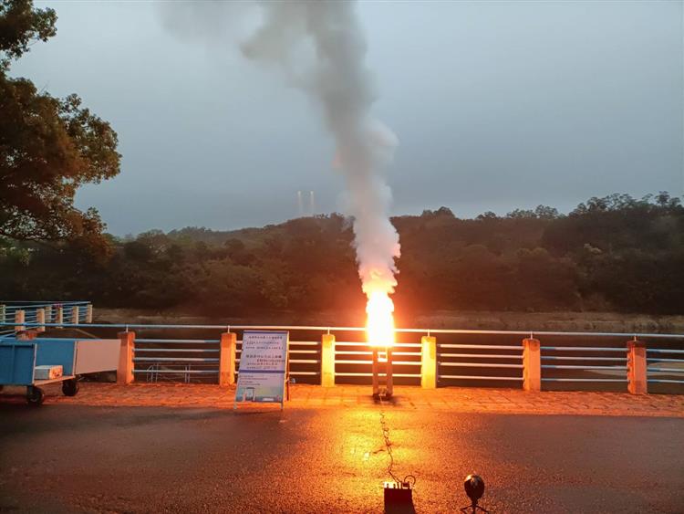 4.把握鋒面雲系，水利署今（27）日人工增雨啟動-明德水庫