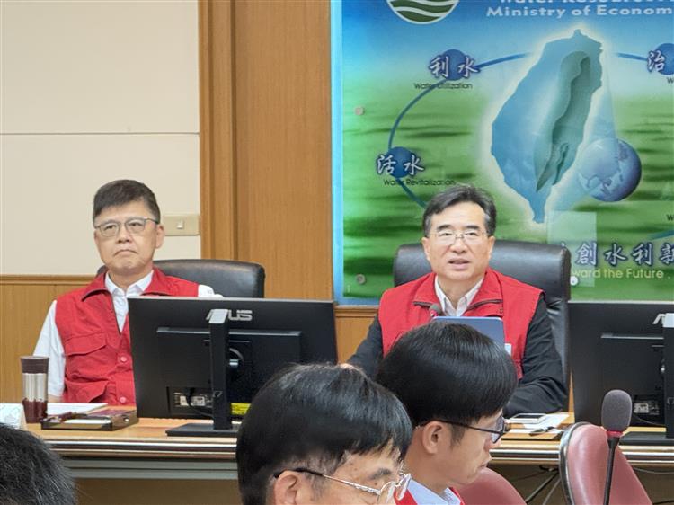 2.水利署長林元鵬主持旱災水利署災害緊急應變小組第5次工作會議
