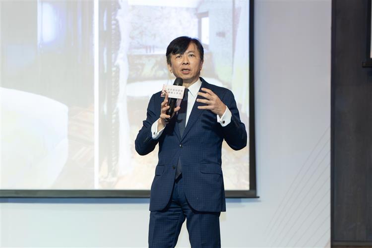 圖說2：雲品國際盛治仁董事長分享高值化的品牌經營理念