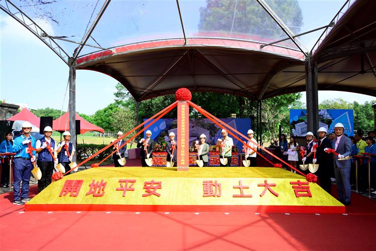 屏東區管理處暨營運所辦公廳興建工程祈福動土典禮-動土儀式