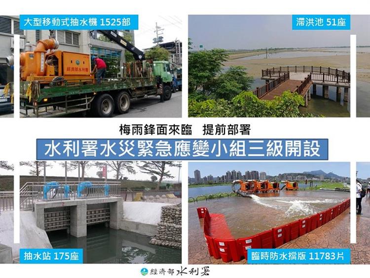 提前應變 水利署水災緊急應變小組三級開設