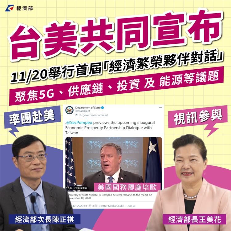 「經濟繁榮夥伴對話」即將於11月20日召開 