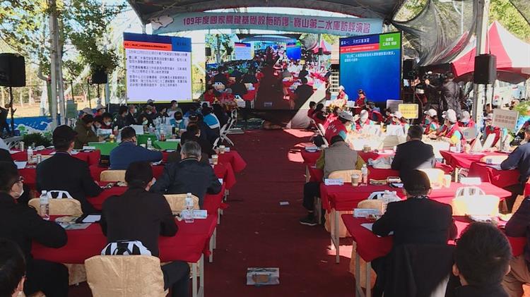寶二水庫強化危機處理 防護演習表現優異獲得指導長官及評核委員的肯定