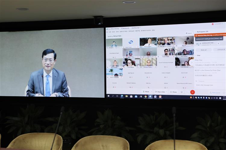 經濟部政務次長陳正祺出席世界經濟治理研討會  分享我國經貿發展策略