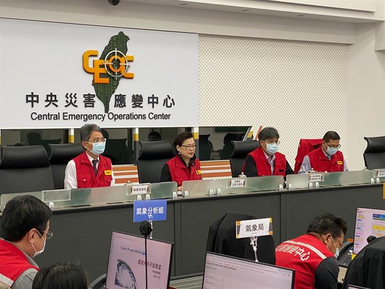 旱災中央災害應變中心今(9)日召開第4次工作會報1
