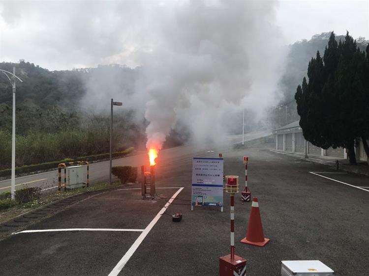 掌握此波降雨雲系於鯉魚潭水庫實施人工增雨作業