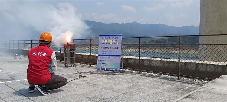 全時守視降雨機會，水利署再次把握午後對流啟動人工增雨-曾文水庫2 (2)