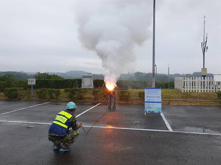 積極留住雨水，水利署日夜守視雲氣實施人工增雨-永和山水庫