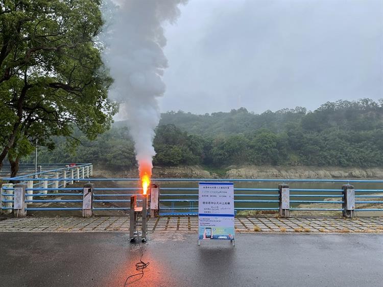 積極留住雨水，水利署日夜守視雲氣實施人工增雨-明德水庫