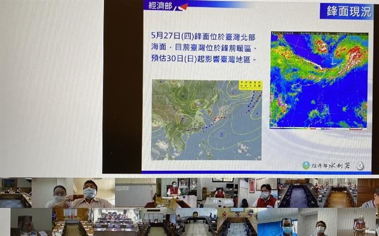 面對氣候變遷 唯有謹慎、謹慎再謹慎，水利署召開防汛視訊會議提前部3