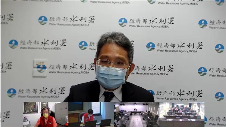 防範熱帶低壓進逼，經濟部水利署召開視訊會議超前布署預為應變 -賴建信署長主持1