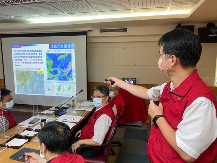 因應西南氣流可能強降雨   水利署提前防汛應變 (1)