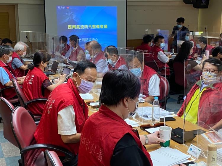 因應西南氣流可能強降雨   水利署提前防汛應變 (3)
