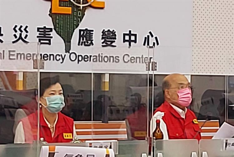 0806水災中央災害應變中心第二次工作會報暨情資研判會議—院長主持