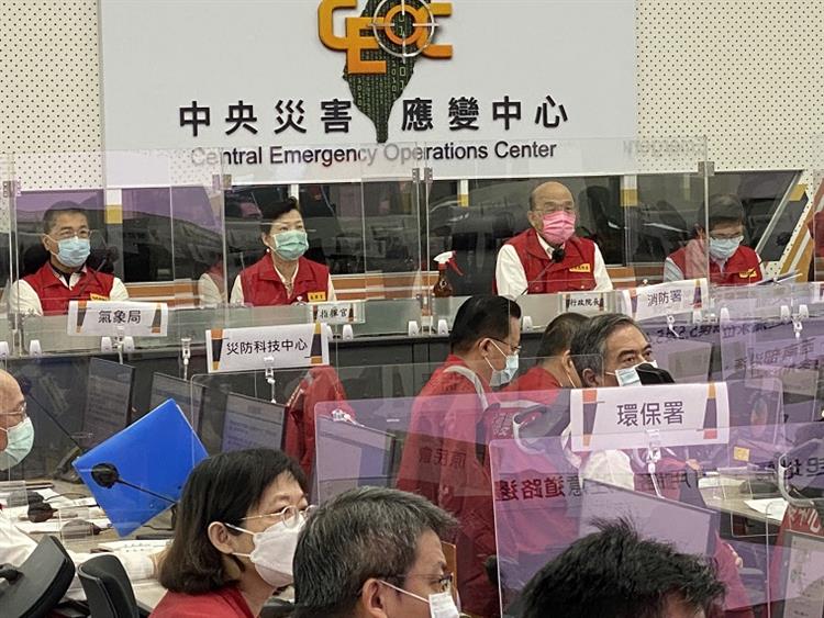 0806水災中央災害應變中心第二次工作會報暨情資研判會議