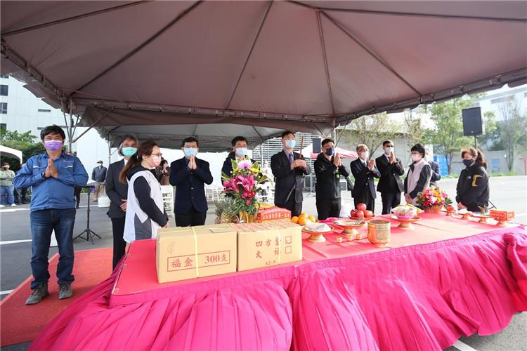 高雄軟體園區第二園區基礎設施工程今率先啟動 祈福祭祀儀式