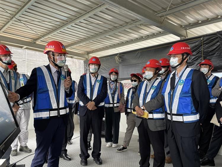 檢廉首長視察鳥嘴潭工程 力挺守護國家水利建設2