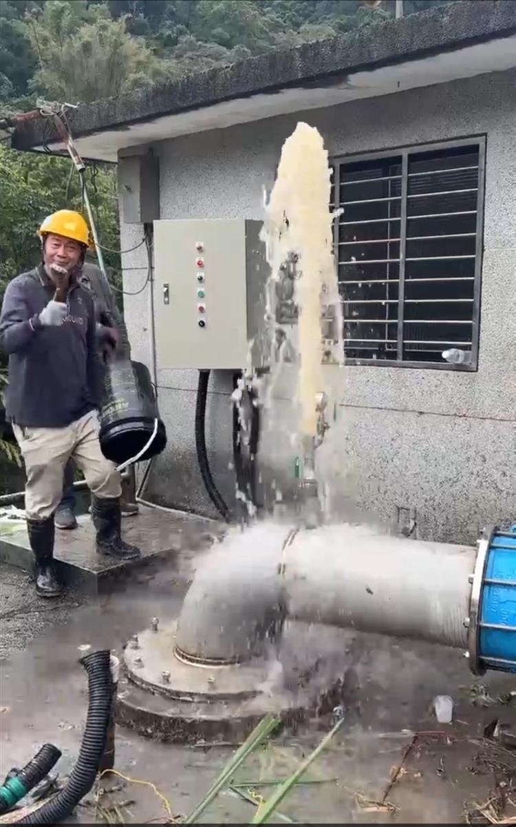 台水增設東勢坑溪抽水設備　強化基隆供水調度韌性