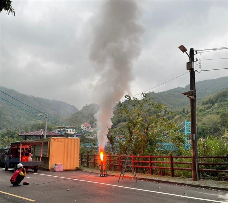 把握降雨雲系移入臺灣 水利署與北部地區水庫人工增雨作業-石門水庫