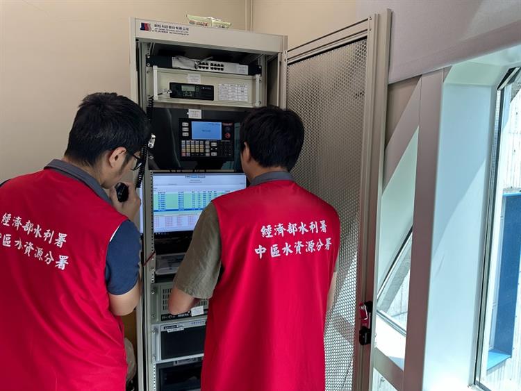水利署嚴陣以待  防範樺加沙颱風威脅-鳥嘴潭人工湖放流警報系統測試
