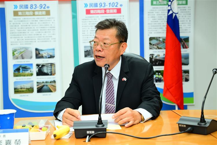 日本仙北市議長率團抵台拜訪台灣自來水公司 強化台日友誼與合作-台水公司董事長李嘉榮致詞