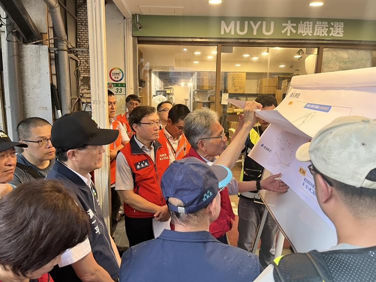 3.經濟部賴建信次長會同相關單位視察內湖、南港  請市府把握時間做好防汛整備