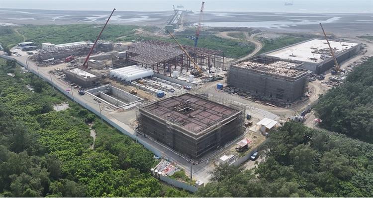 3.水利署榮獲115年度經濟部公共工程優質獎-新竹海水淡化廠興建及操作維護（興建部分）-廠區工程全貌